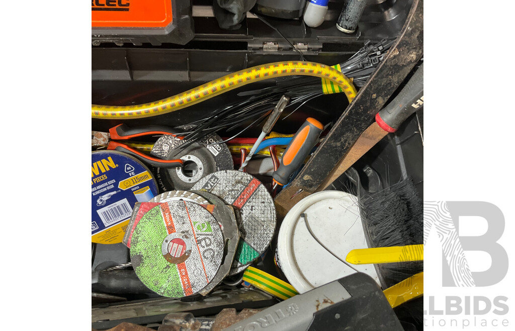 AEG Toolbox with Assorted Handtools