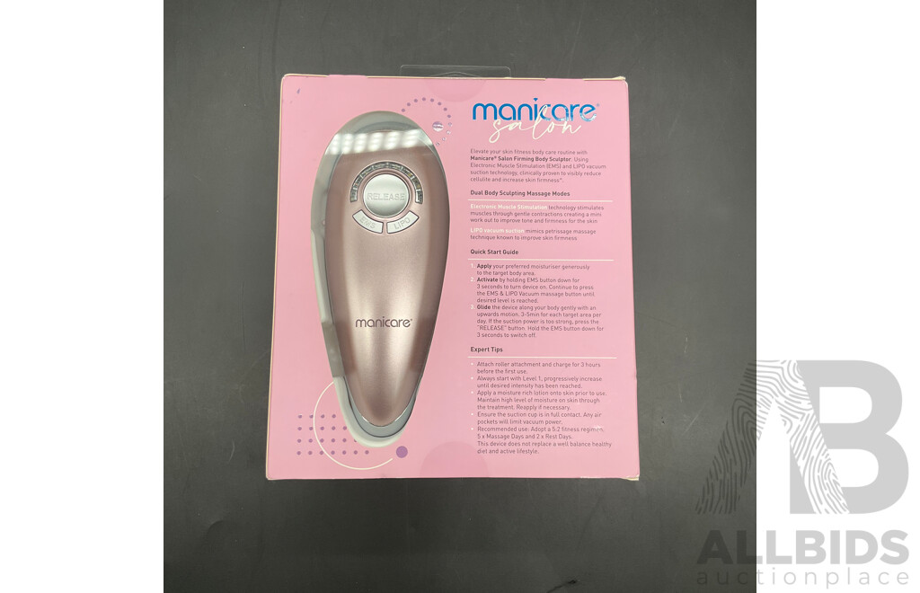 MANICARE Firming Body Sculptor, MANICARE Magnifying Pore Vacuum - Lot of 2