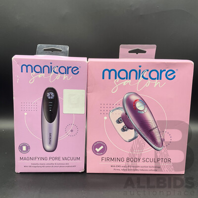 MANICARE Firming Body Sculptor, MANICARE Magnifying Pore Vacuum - Lot of 2