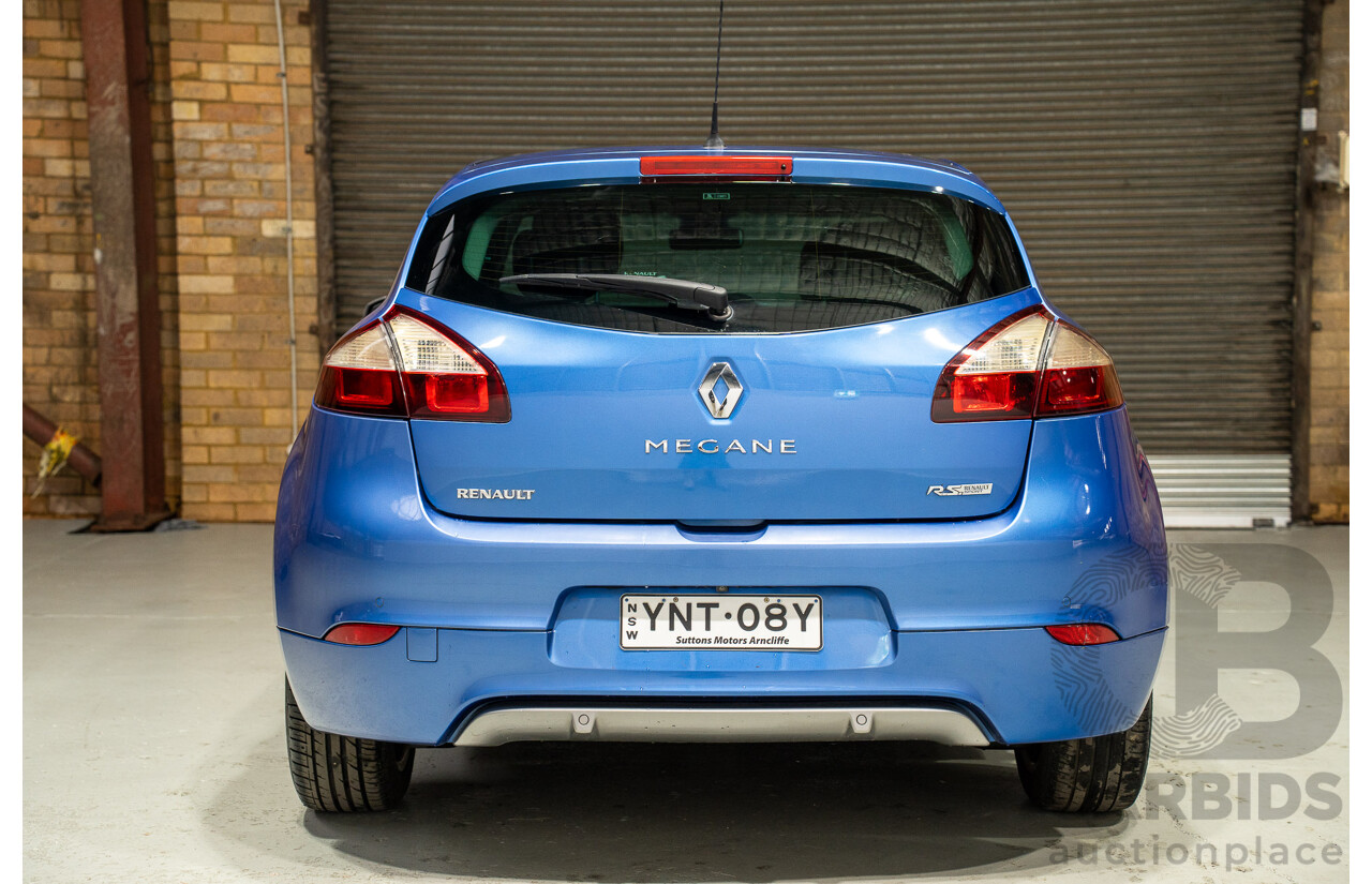 09/2015 Renault Megane GT-Line B95 MY14 5d Hatchback Blue Turbo 1.2L