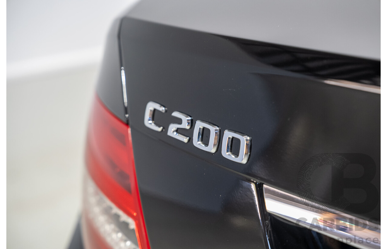 03/2014 Mercedes-Benz C200 W204 MY14 4d Sedan Deep Black Turbo 1.8L