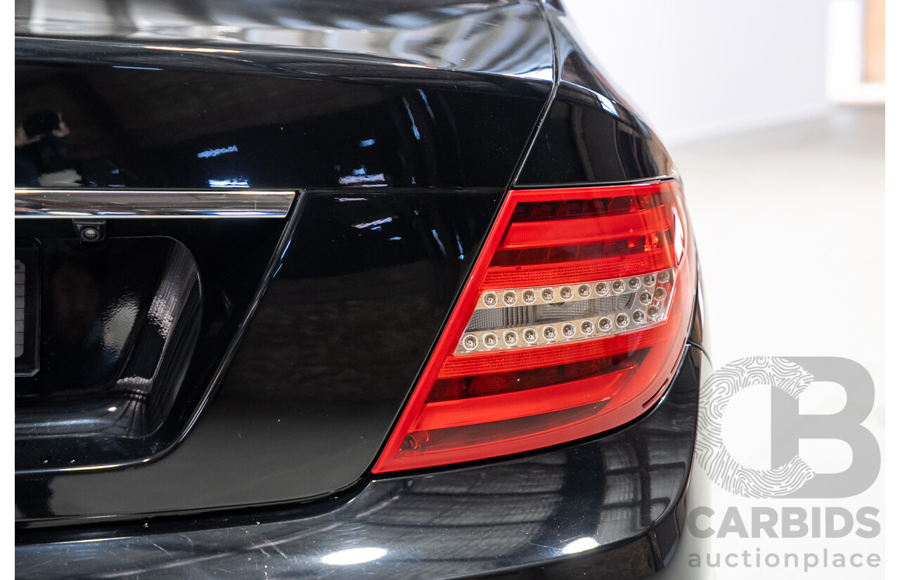 03/2014 Mercedes-Benz C200 W204 MY14 4d Sedan Deep Black Turbo 1.8L