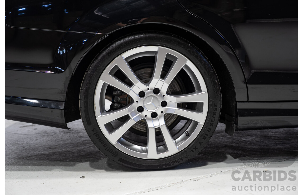 03/2014 Mercedes-Benz C200 W204 MY14 4d Sedan Deep Black Turbo 1.8L