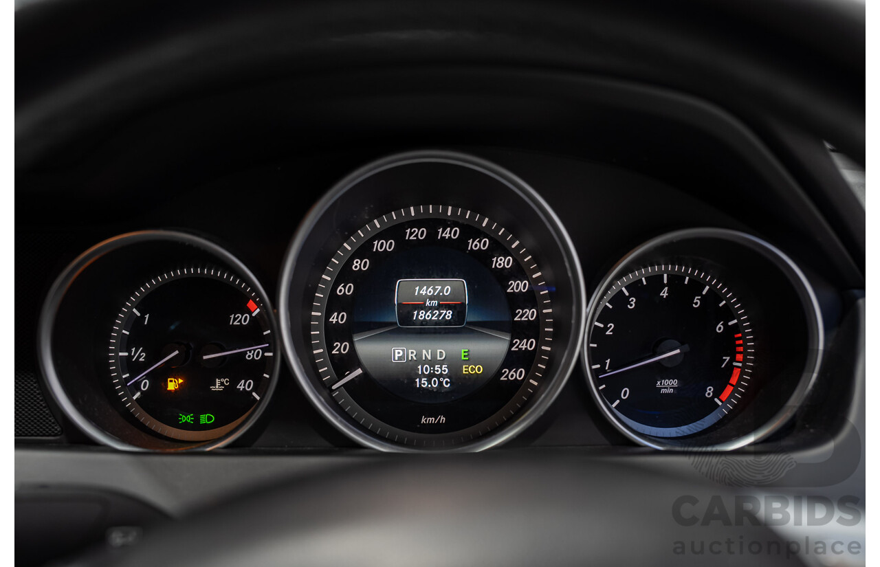 03/2014 Mercedes-Benz C200 W204 MY14 4d Sedan Deep Black Turbo 1.8L