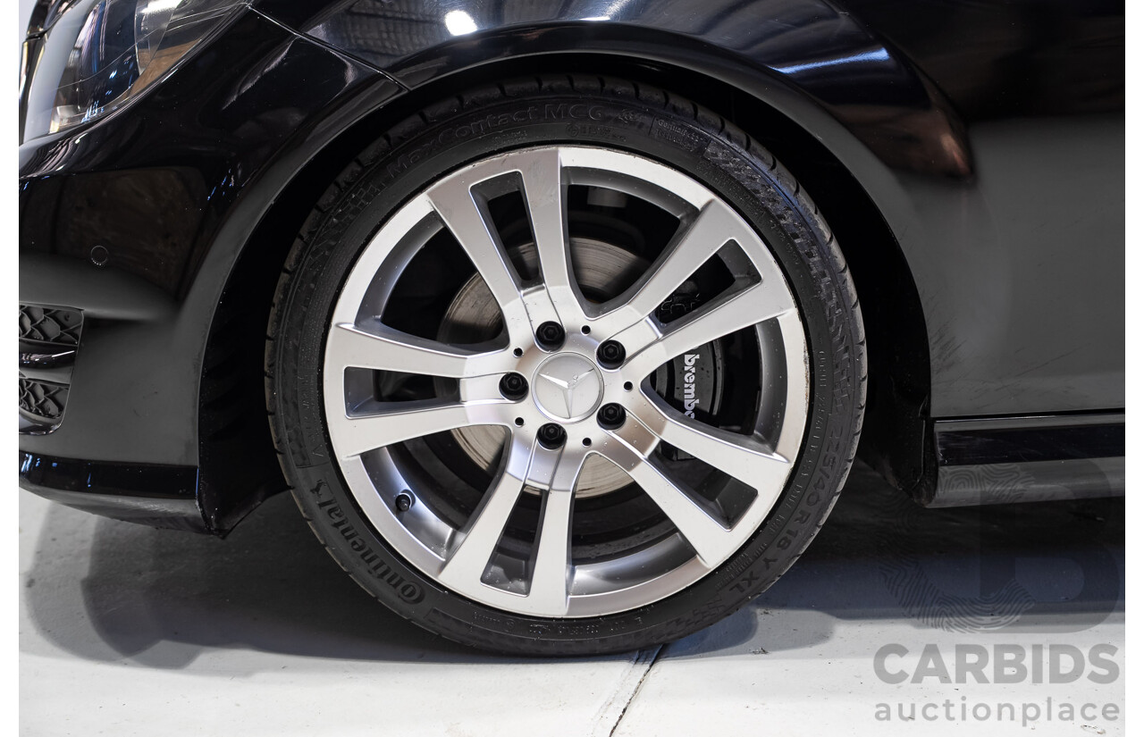 03/2014 Mercedes-Benz C200 W204 MY14 4d Sedan Deep Black Turbo 1.8L