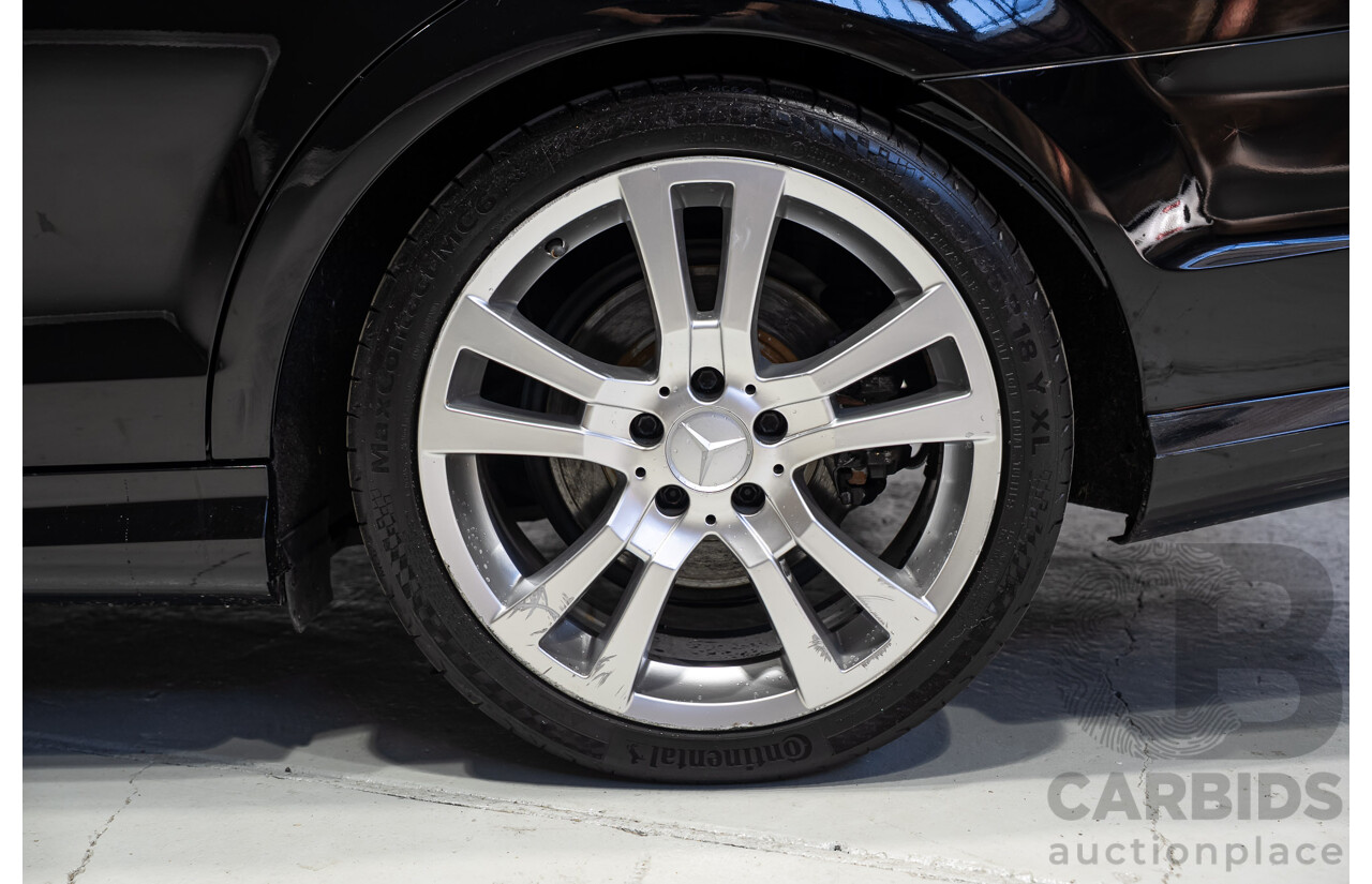 03/2014 Mercedes-Benz C200 W204 MY14 4d Sedan Deep Black Turbo 1.8L