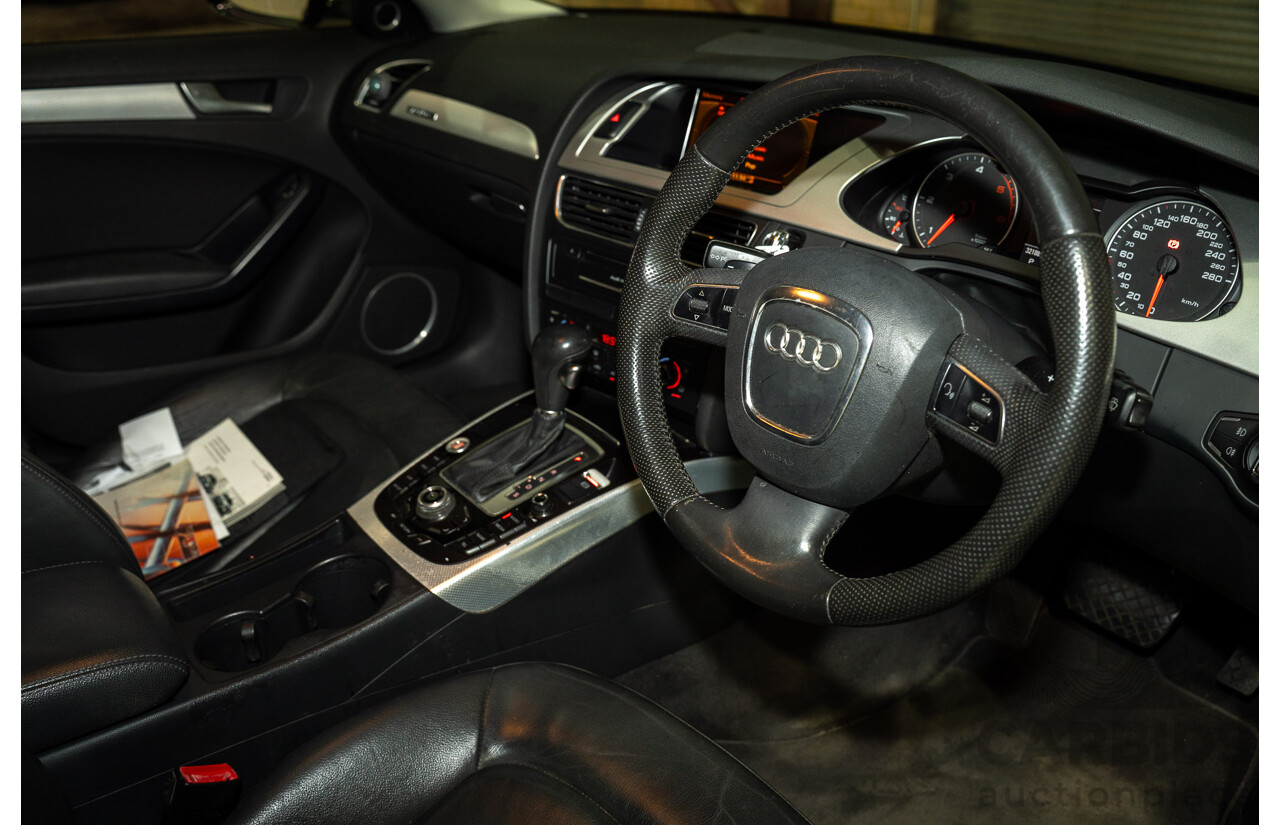 05/2010 Audi A4 3.0 TDI Quattro (AWD) B8 8K 4d Sedan Black Turbo Diesel 3.0L