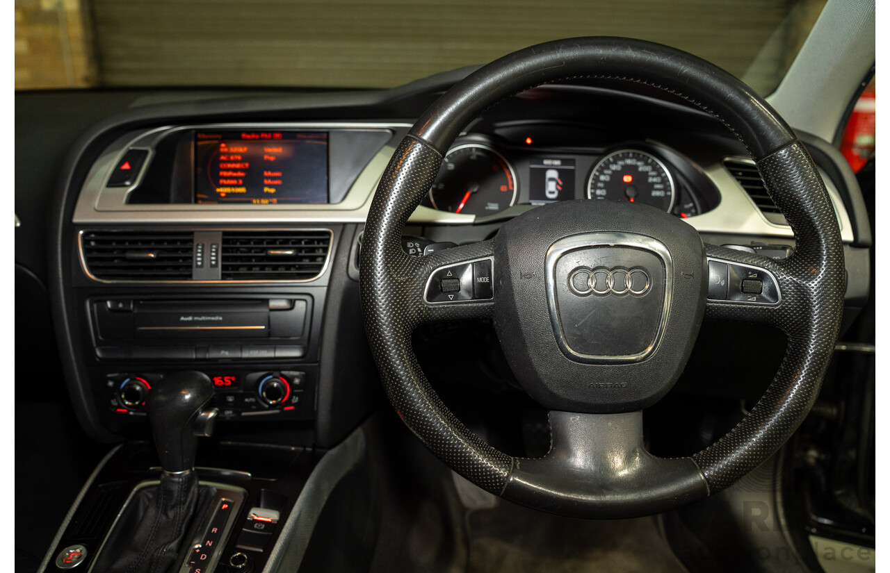 05/2010 Audi A4 3.0 TDI Quattro (AWD) B8 8K 4d Sedan Black Turbo Diesel 3.0L