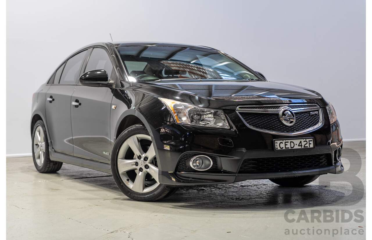 10/2011 Holden Cruze SRi V JH 4d Sedan Black Turbo 1.4L