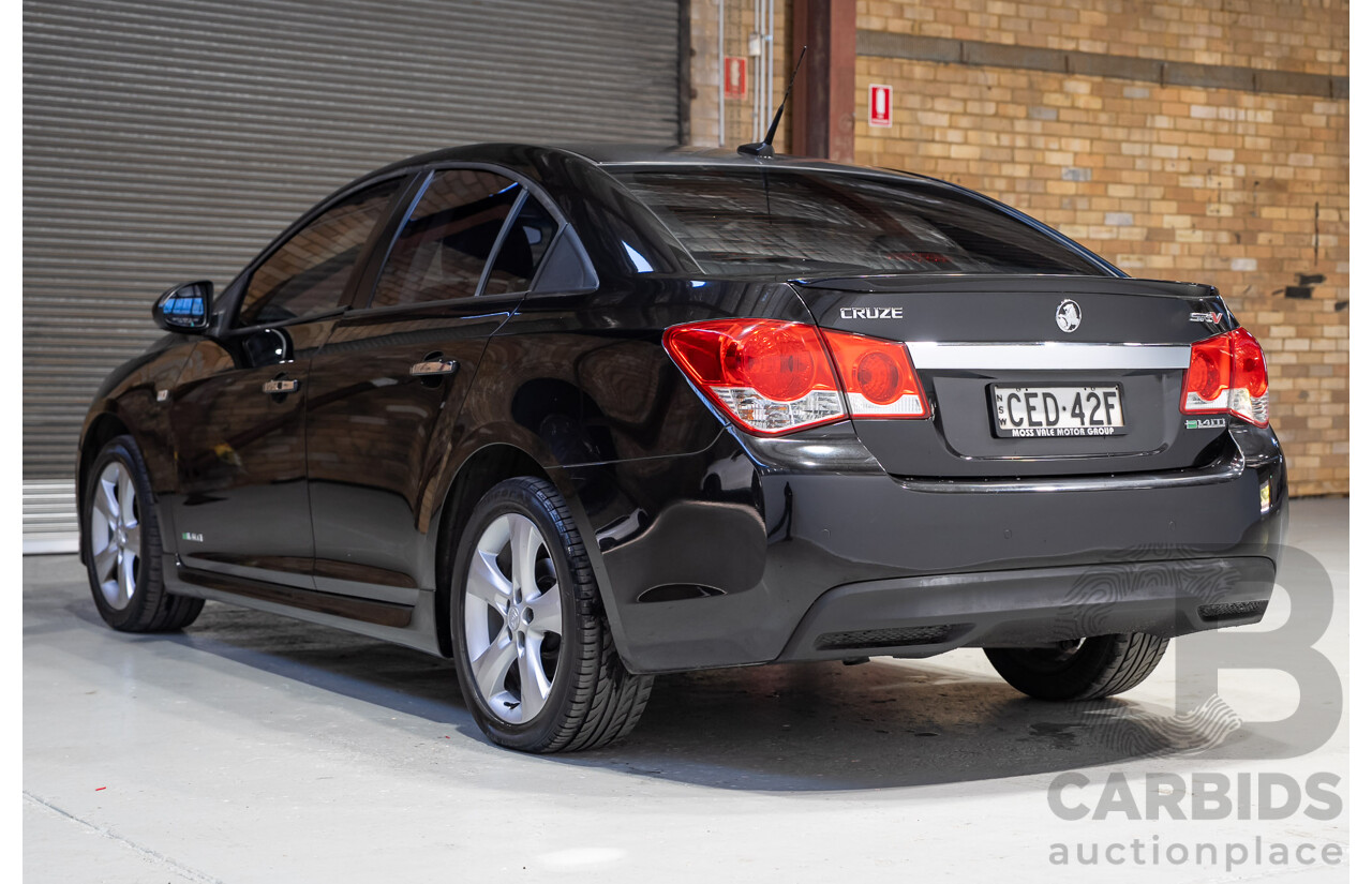 10/2011 Holden Cruze SRi V JH 4d Sedan Black Turbo 1.4L