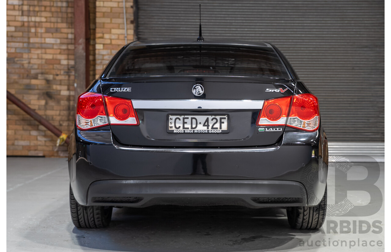 10/2011 Holden Cruze SRi V JH 4d Sedan Black Turbo 1.4L