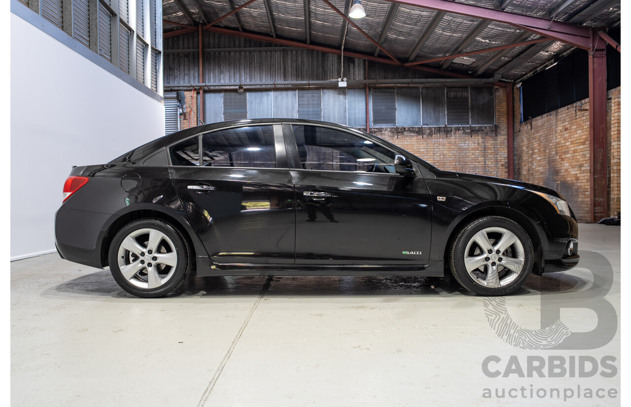 10/2011 Holden Cruze SRi V JH 4d Sedan Black Turbo 1.4L