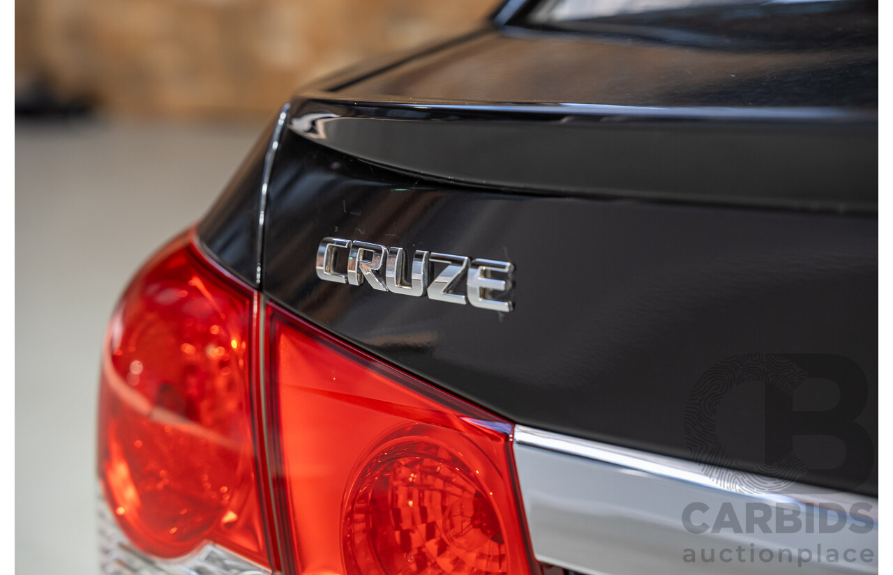 10/2011 Holden Cruze SRi V JH 4d Sedan Black Turbo 1.4L