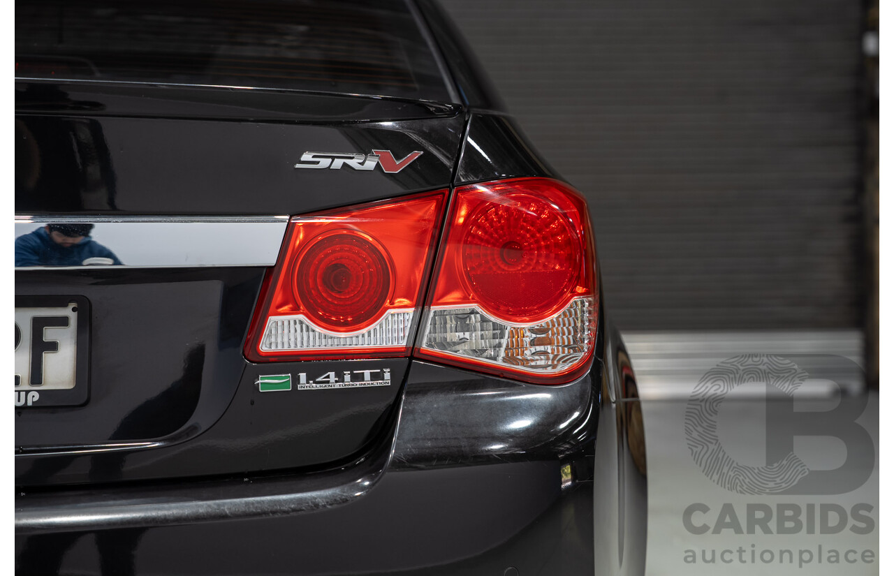 10/2011 Holden Cruze SRi V JH 4d Sedan Black Turbo 1.4L