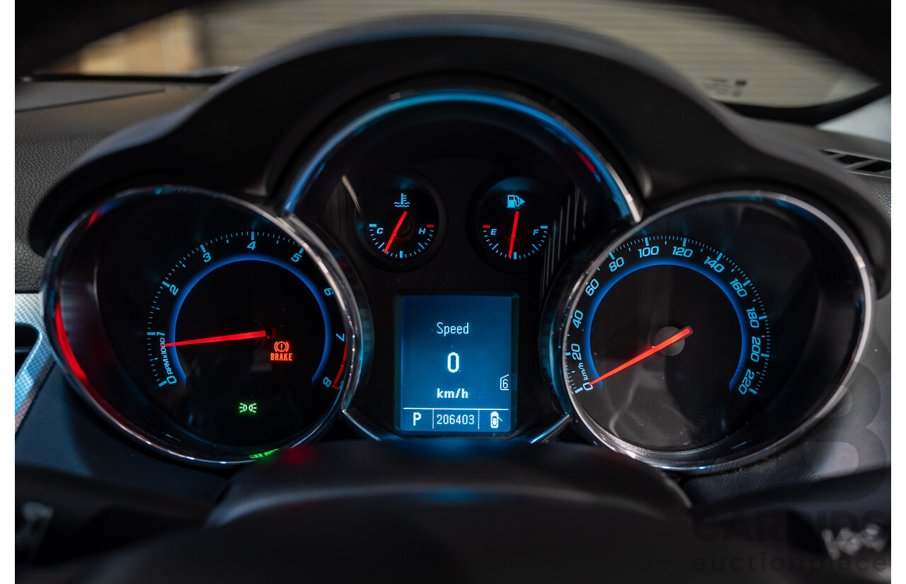 10/2011 Holden Cruze SRi V JH 4d Sedan Black Turbo 1.4L