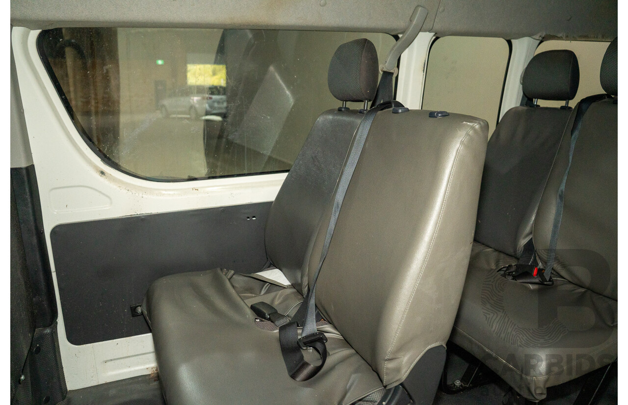 12/2017 Toyota Hiace COMMUTER (RWD) KDH223R MY16 Bus White 3.0L 12 Seats