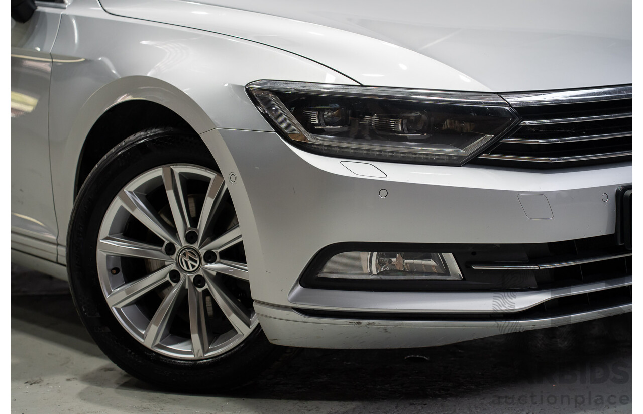 10/2016 Volkswagen Passat 132 TSI Comfortline 3C MY17 4d Sedan Silver Turbo 1.8L