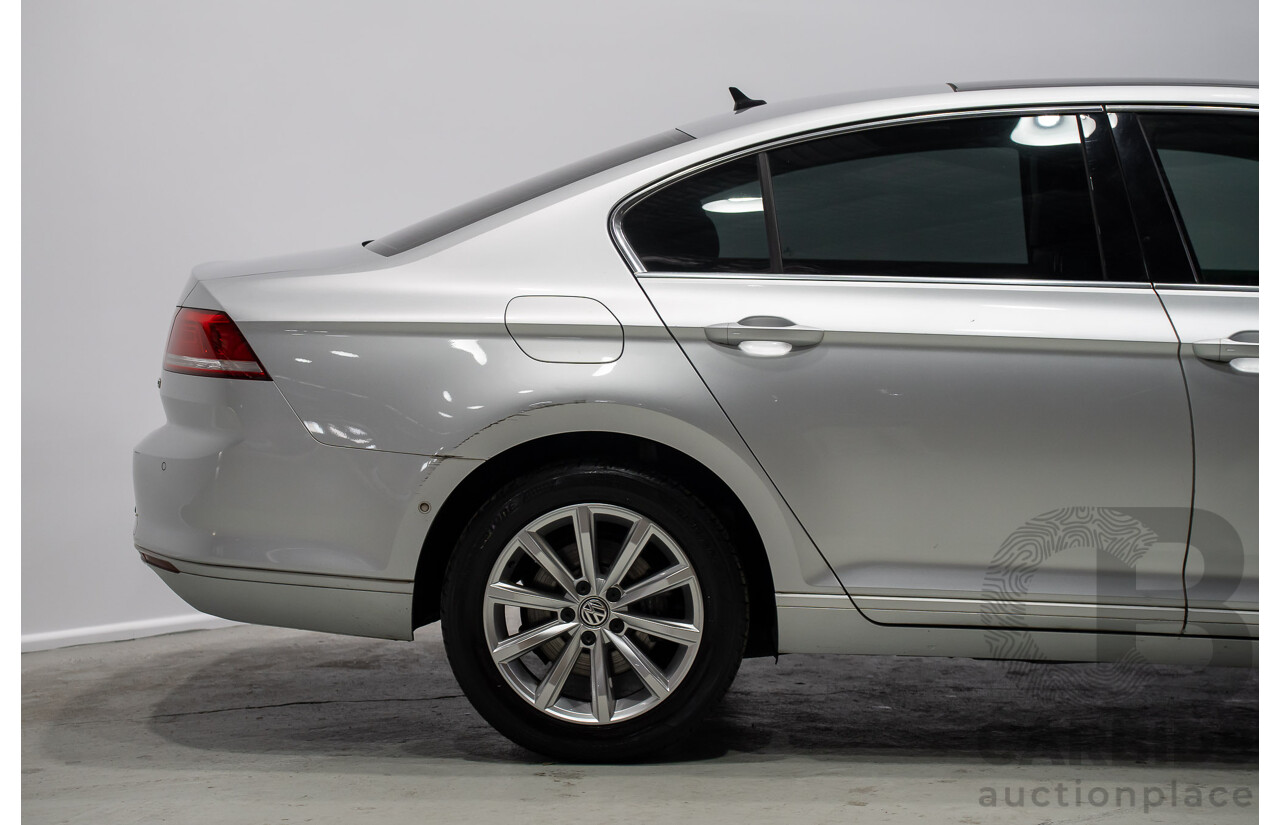 10/2016 Volkswagen Passat 132 TSI Comfortline 3C MY17 4d Sedan Silver Turbo 1.8L