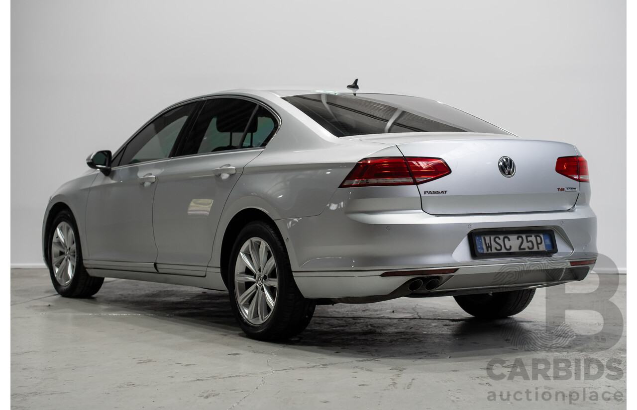 10/2016 Volkswagen Passat 132 TSI Comfortline 3C MY17 4d Sedan Silver Turbo 1.8L