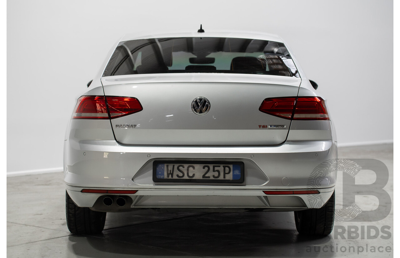 10/2016 Volkswagen Passat 132 TSI Comfortline 3C MY17 4d Sedan Silver Turbo 1.8L