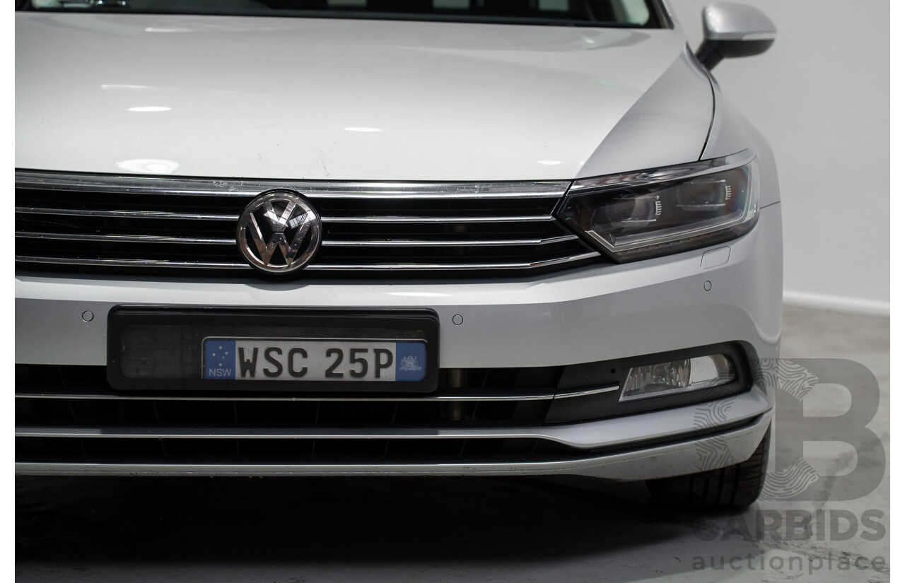 10/2016 Volkswagen Passat 132 TSI Comfortline 3C MY17 4d Sedan Silver Turbo 1.8L