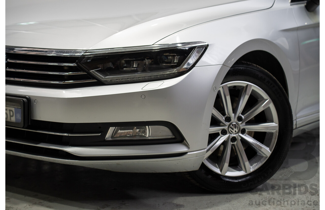 10/2016 Volkswagen Passat 132 TSI Comfortline 3C MY17 4d Sedan Silver Turbo 1.8L