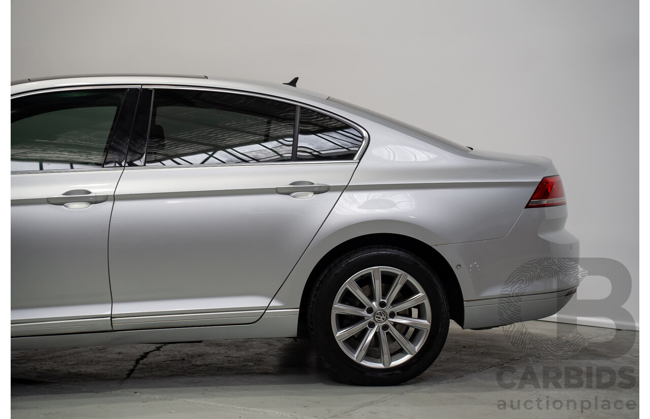 10/2016 Volkswagen Passat 132 TSI Comfortline 3C MY17 4d Sedan Silver Turbo 1.8L
