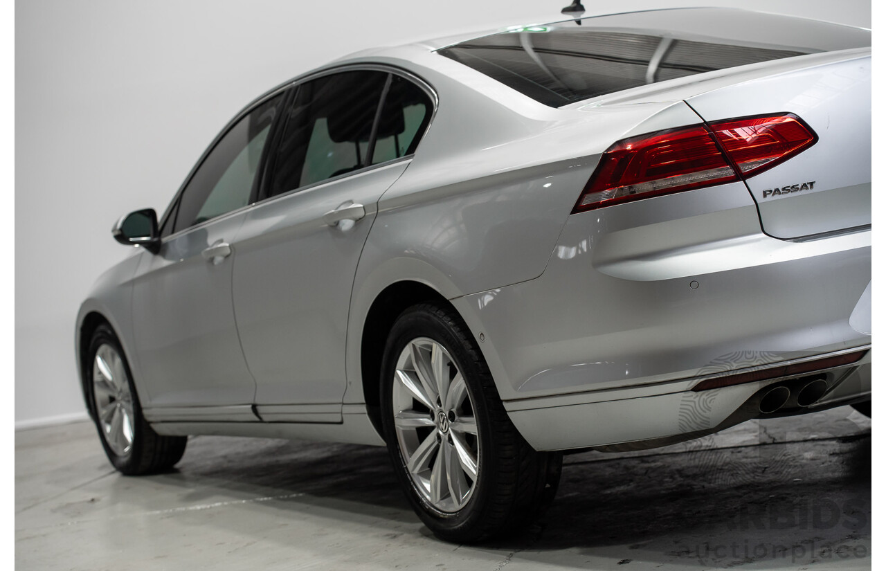 10/2016 Volkswagen Passat 132 TSI Comfortline 3C MY17 4d Sedan Silver Turbo 1.8L