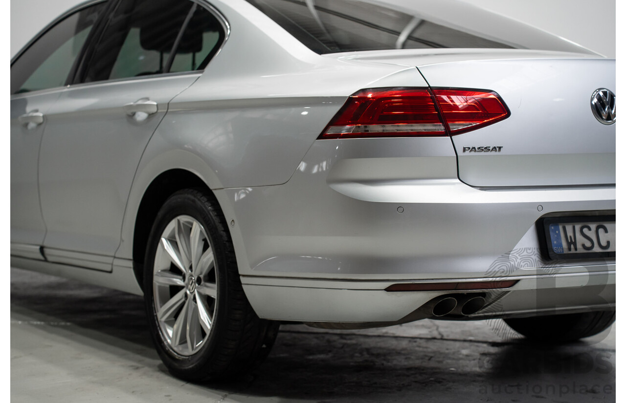 10/2016 Volkswagen Passat 132 TSI Comfortline 3C MY17 4d Sedan Silver Turbo 1.8L