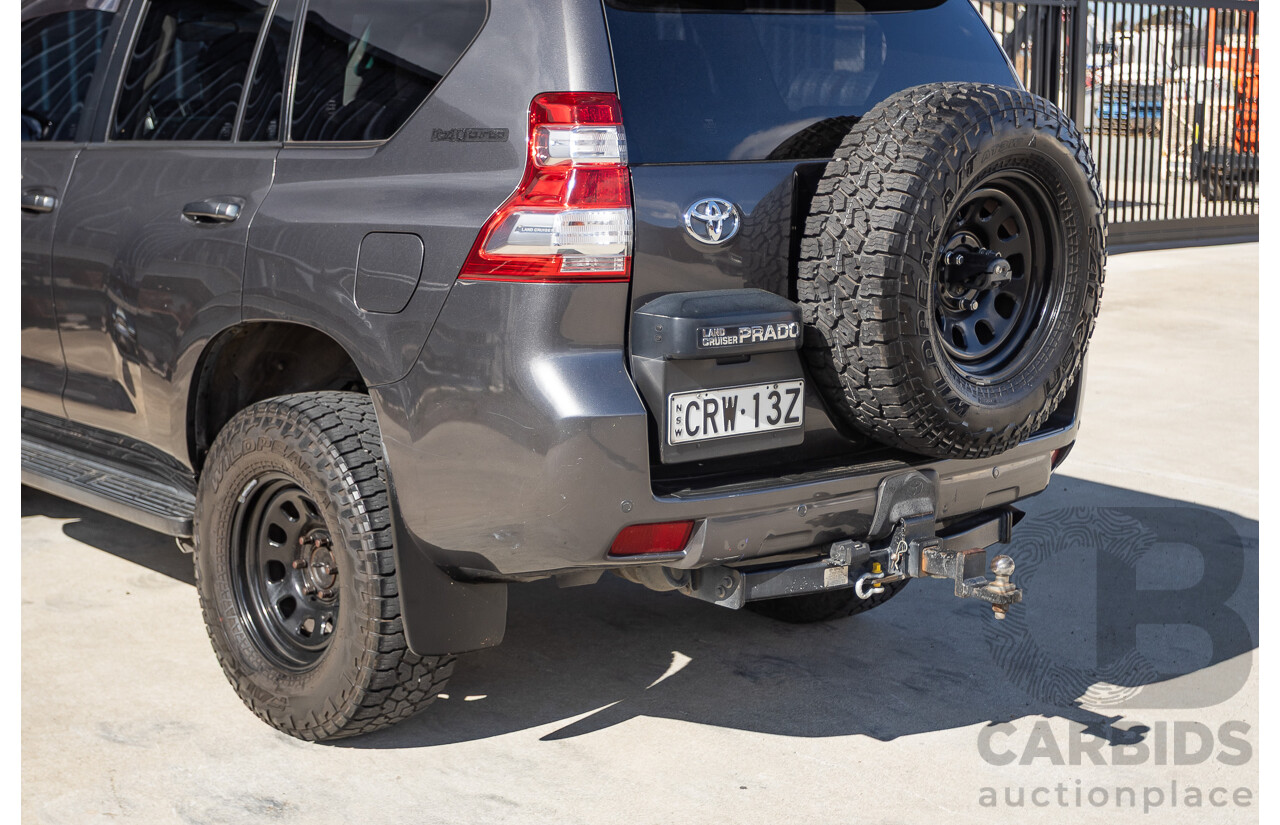 11/2013 Toyota Landcruiser Prado GXL (4x4) KDJ150R MY14 4d Wagon Graphite Grey Metallic Turbo Diesel 3.0L - 7 Seater
