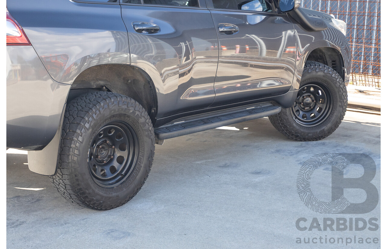 11/2013 Toyota Landcruiser Prado GXL (4x4) KDJ150R MY14 4d Wagon Graphite Grey Metallic Turbo Diesel 3.0L - 7 Seater