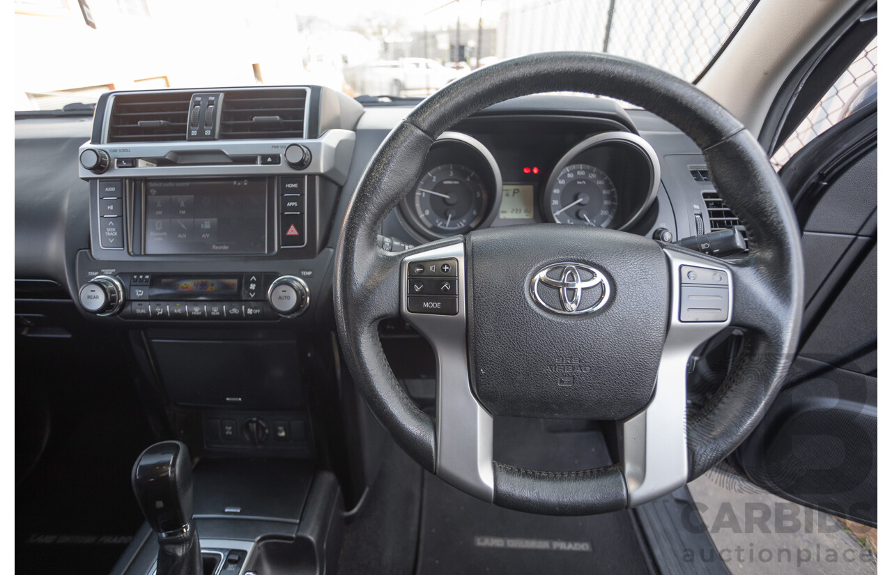 11/2013 Toyota Landcruiser Prado GXL (4x4) KDJ150R MY14 4d Wagon Graphite Grey Metallic Turbo Diesel 3.0L - 7 Seater