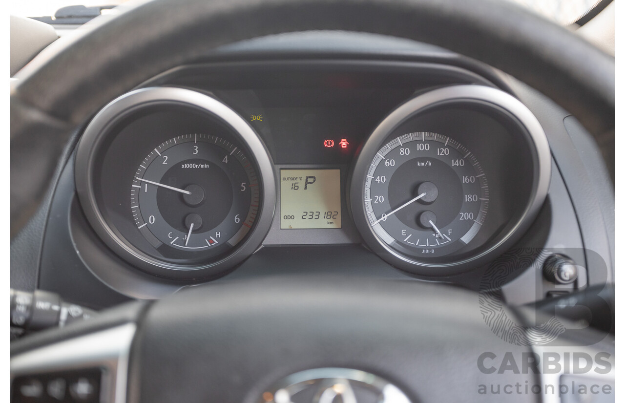 11/2013 Toyota Landcruiser Prado GXL (4x4) KDJ150R MY14 4d Wagon Graphite Grey Metallic Turbo Diesel 3.0L - 7 Seater