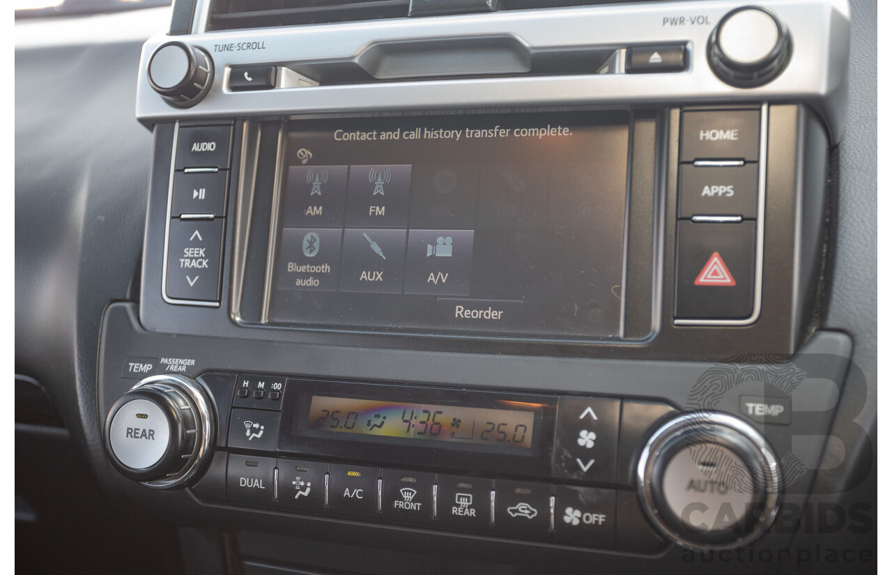 11/2013 Toyota Landcruiser Prado GXL (4x4) KDJ150R MY14 4d Wagon Graphite Grey Metallic Turbo Diesel 3.0L - 7 Seater