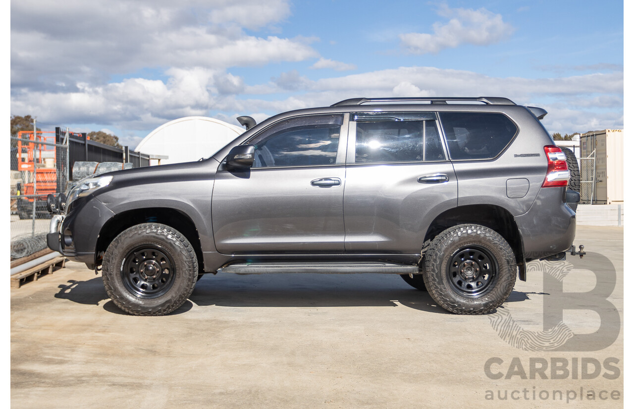11/2013 Toyota Landcruiser Prado GXL (4x4) KDJ150R MY14 4d Wagon Graphite Grey Metallic Turbo Diesel 3.0L - 7 Seater