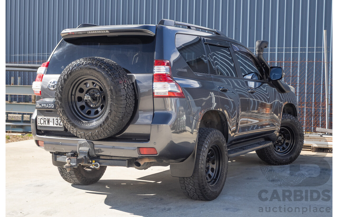 11/2013 Toyota Landcruiser Prado GXL (4x4) KDJ150R MY14 4d Wagon Graphite Grey Metallic Turbo Diesel 3.0L - 7 Seater