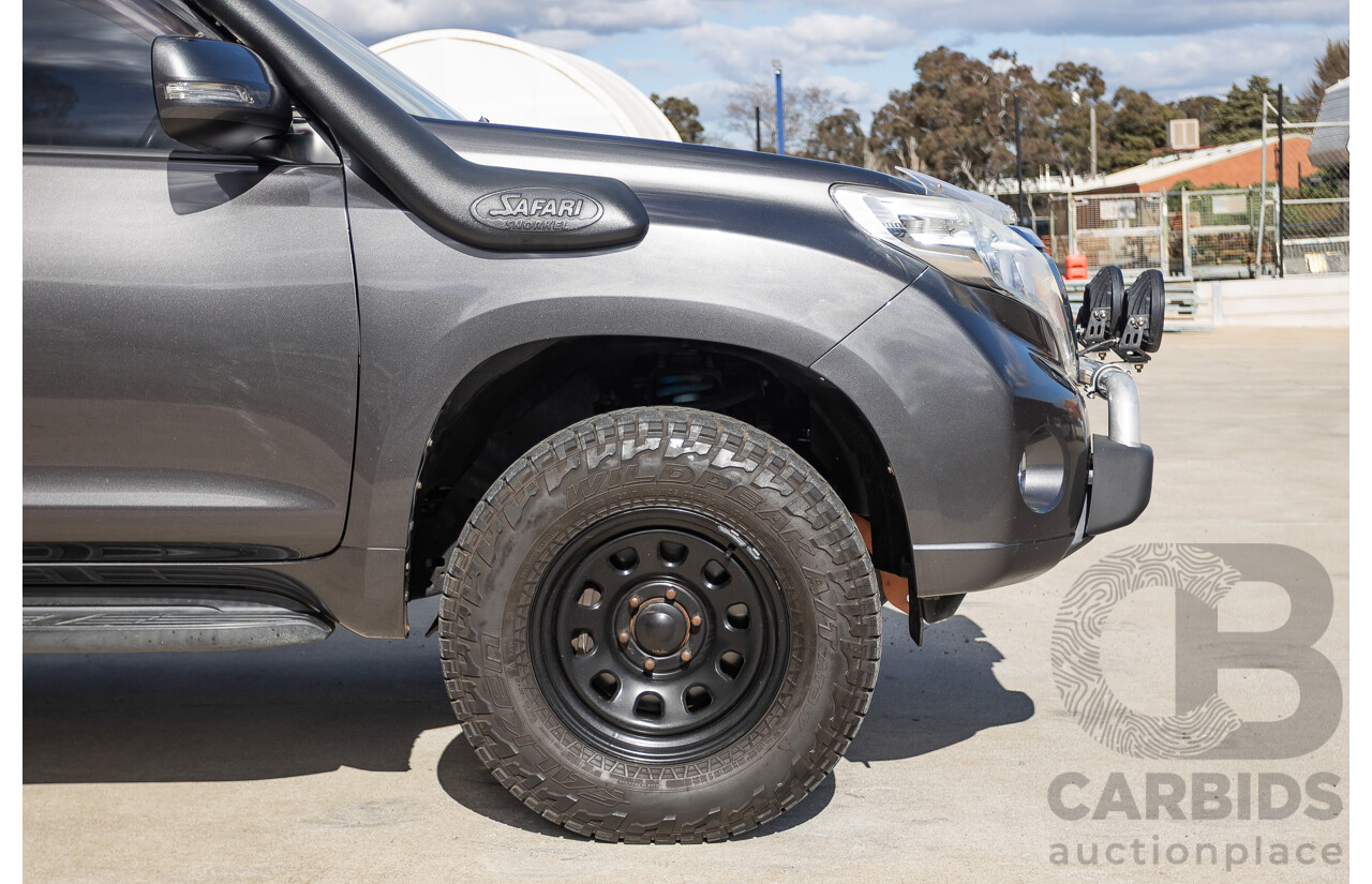11/2013 Toyota Landcruiser Prado GXL (4x4) KDJ150R MY14 4d Wagon Graphite Grey Metallic Turbo Diesel 3.0L - 7 Seater