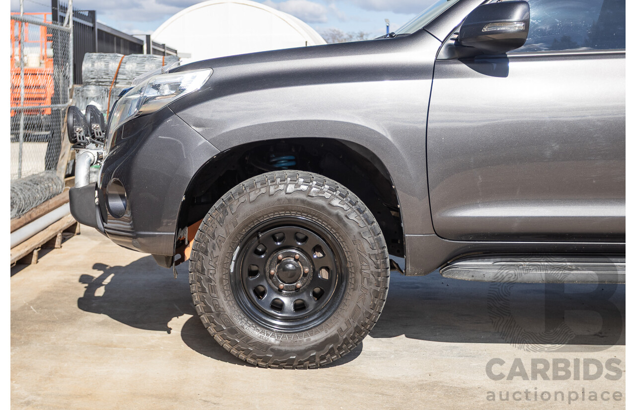 11/2013 Toyota Landcruiser Prado GXL (4x4) KDJ150R MY14 4d Wagon Graphite Grey Metallic Turbo Diesel 3.0L - 7 Seater