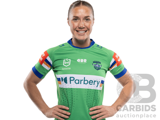 10. Sophie Holyman - Match Worn and Signed NRLW Canberra Raiders 2026 Indigenous Round Jersey - Round 7 v Knights - Proceeds towards the Raiders Foundation