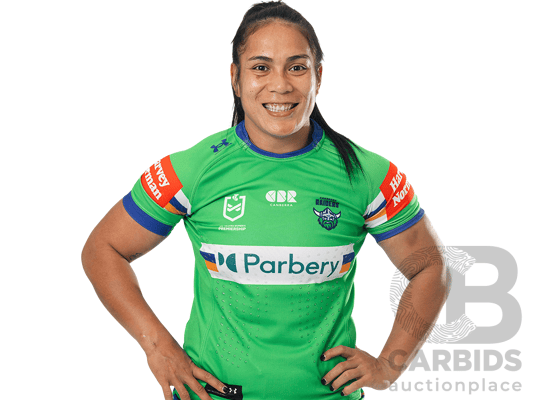13. Simaima Taufa - Match Worn and Signed NRLW Canberra Raiders 2026 Indigenous Round Jersey - Round 7 v Knights - Proceeds towards the Raiders Foundation