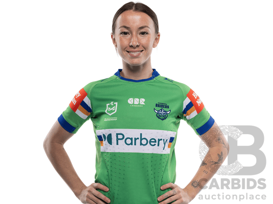 14. Emma Barnes - Match Worn and Signed NRLW Canberra Raiders 2026 Indigenous Round Jersey - Round 7 v Knights - Proceeds towards the Raiders Foundation