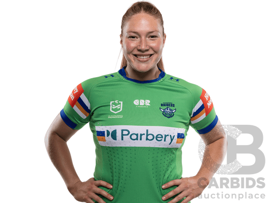 15. Grace Kemp - Match Worn and Signed NRLW Canberra Raiders 2026 Indigenous Round Jersey - Round 7 v Knights - Proceeds towards the Raiders Foundation