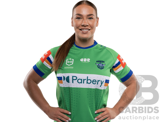 16. Hollie-Mae Dodd - Match Worn and Signed NRLW Canberra Raiders 2026 Indigenous Round Jersey - Round 7 v Knights - Proceeds towards the Raiders Foundation