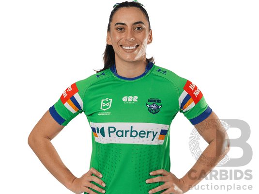 17. Grace Kukutai - Match Worn and Signed NRLW Canberra Raiders 2026 Indigenous Round Jersey - Round 7 v Knights - Proceeds towards the Raiders Foundation