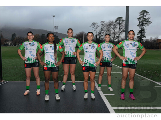 18. Full Matchday Team Signed Jersey - Signed NRLW Canberra Raiders 2026 Indigenous Round Jersey - Round 7 v Knights - Proceeds towards the Raiders Foundation
