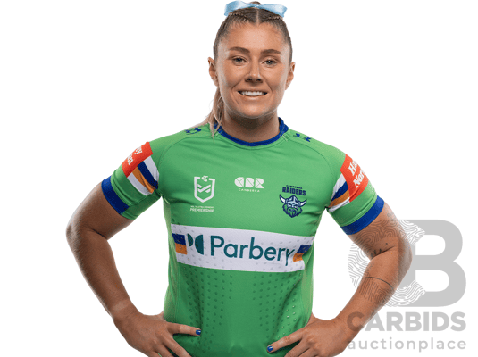 1. Sheriden Gallagher - Match Worn and Signed NRLW Canberra Raiders 2026 Indigenous Round Jersey - Round 7 v Knights - Proceeds towards the Raiders Foundation