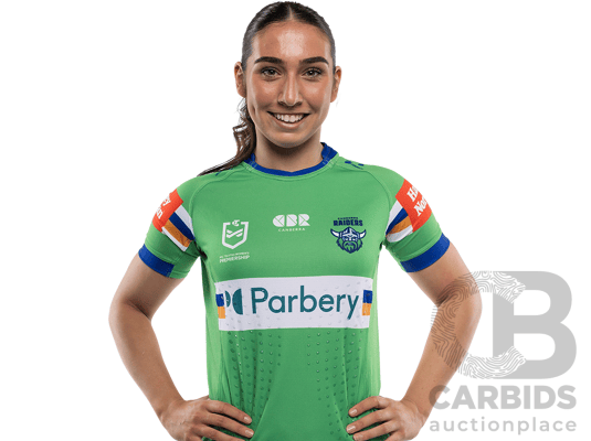 2. Elise Simpson - Match Worn and Signed NRLW Canberra Raiders 2026 Indigenous Round Jersey - Round 7 v Knights - Proceeds towards the Raiders Foundation