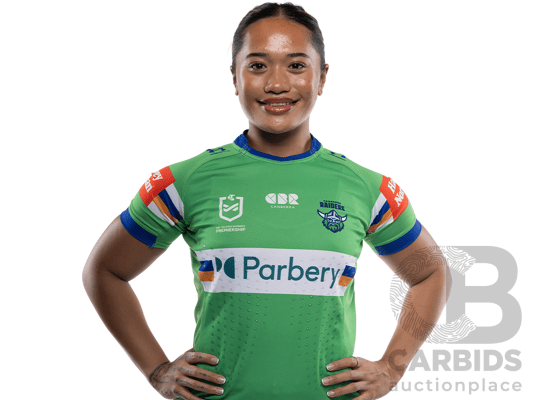 3. Leianne Tufuga - Match Worn and Signed NRLW Canberra Raiders 2026 Indigenous Round Jersey - Round 7 v Knights - Proceeds towards the Raiders Foundation