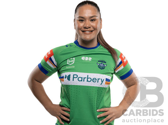 5. Mackenzie Wiki - Match Worn and Signed NRLW Canberra Raiders 2026 Indigenous Round Jersey - Round 7 v Knights - Proceeds towards the Raiders Foundation