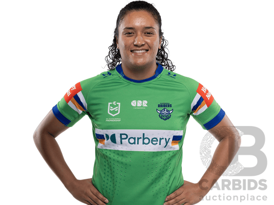 7. Zahara Temara - Match Worn and Signed NRLW Canberra Raiders 2026 Indigenous Round Jersey - Round 7 v Knights - Proceeds towards the Raiders Foundation